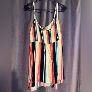 Colorful babydoll cami
